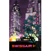 Swissair USA Donald Brun 1955 poster bill